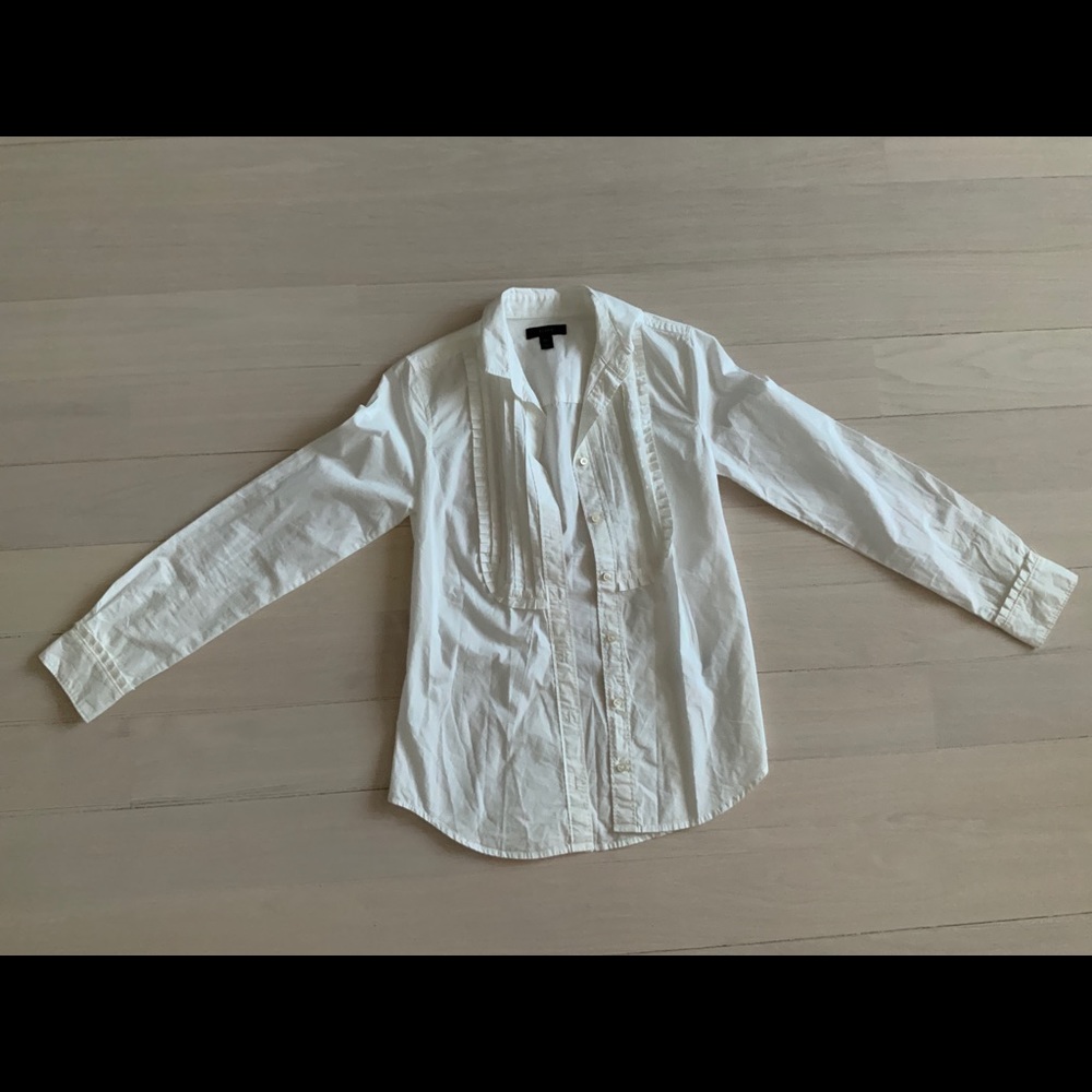 White Button Up Jcrew Shirt